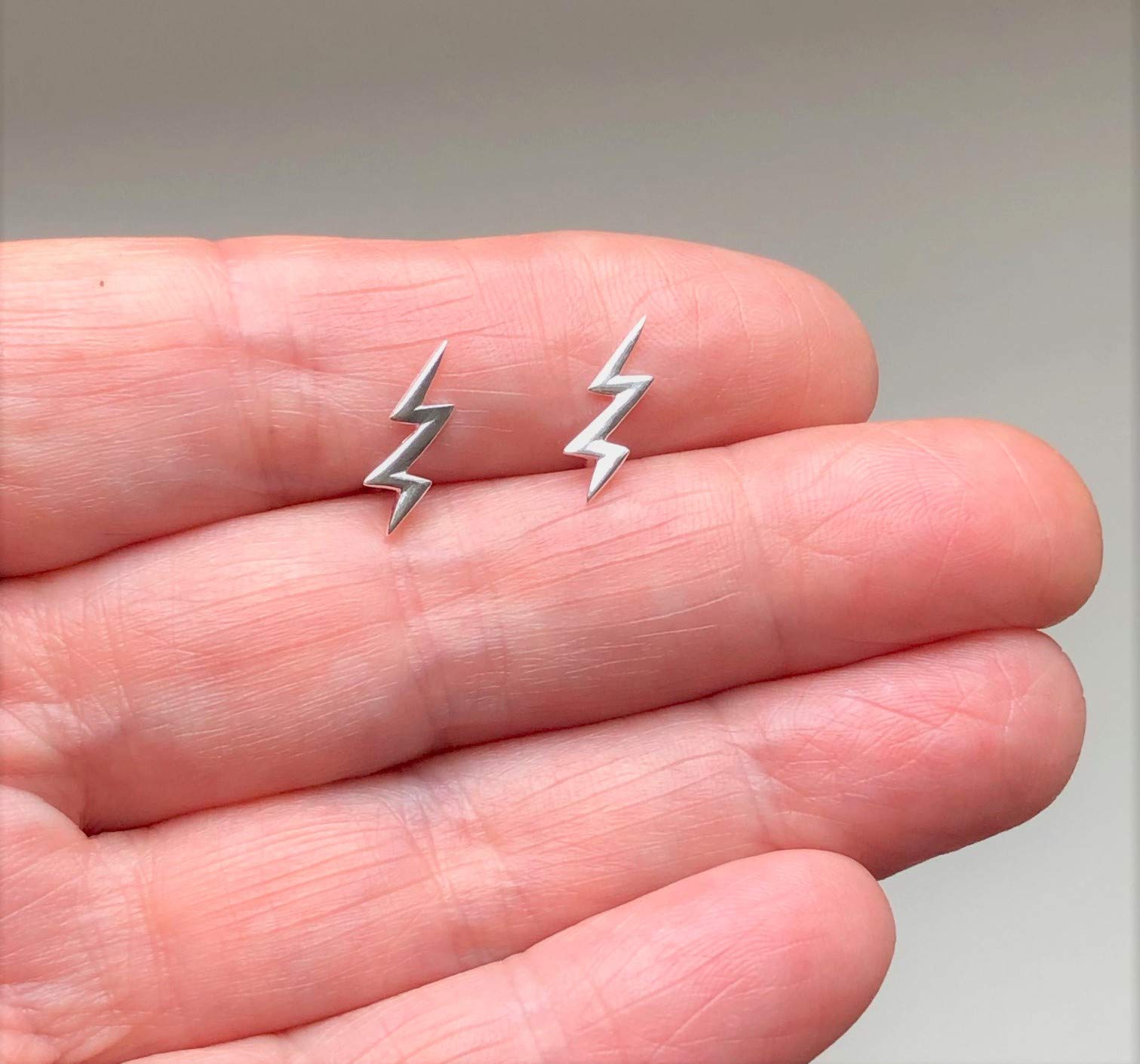 925 Sterling Silver Lightning Bolt Earrings for Women - Hypoallergenic & Tarnish-Resistant - Perfect for Everyday Wear, Gifts & Special Occasions