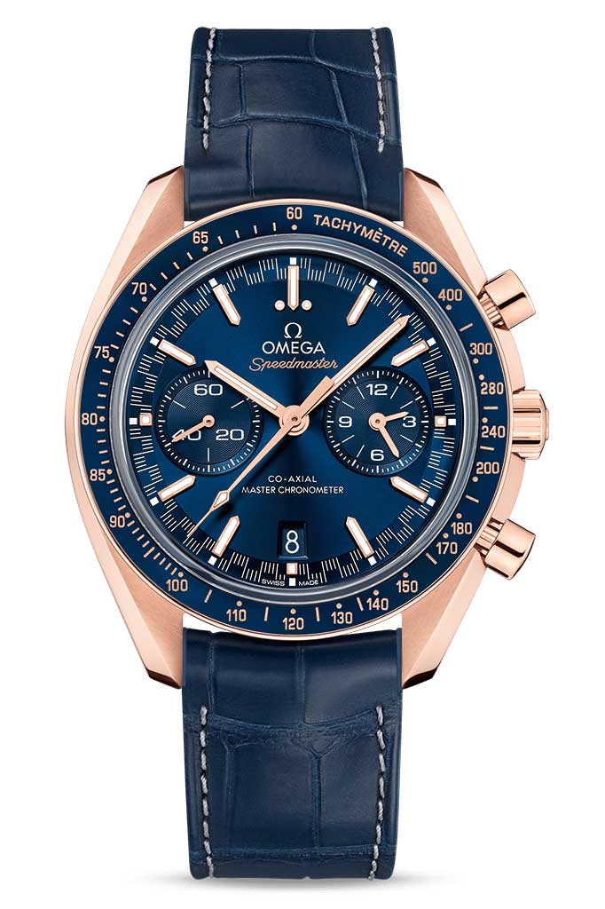 Omega Speedmaster Racing Co-Axial Master Chronometer 18K Sedna™ Gold Men's Watch – Luxury Sports Chronograph for Racing Enthusiasts & Collectors