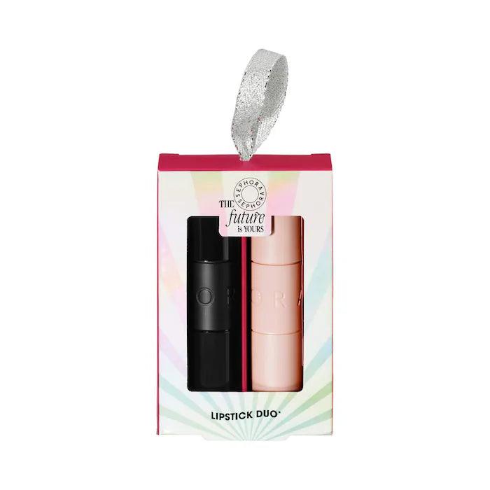 Sephora Collection Matte & Satin Lipstick Duo - Long Lasting, Highly Pigmented Lip Color Set for Day & Night Makeup Looks | Perfect for Parties, Dates & Everyday Wear
