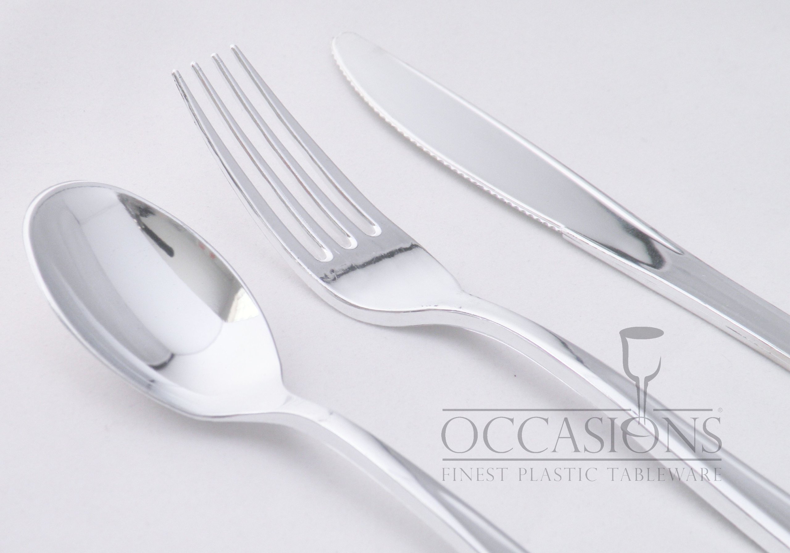 Disposable Plastic Plates & Silverware Combo for Weddings & Parties - 9'', 7.5'', 6'' Sizes (120-Pack, Bone White with Gold Rim) - Perfect for Bridal Showers, Birthday Celebrations & Catering Events