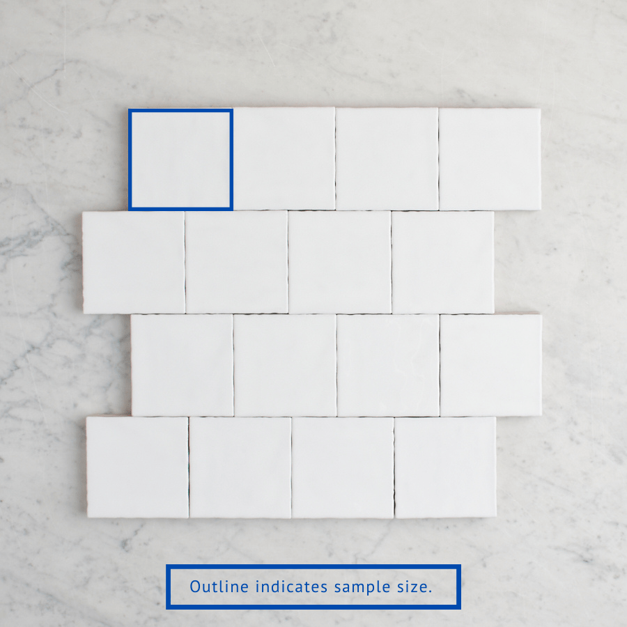 Premium Newport Matte White Small Square Tile - Classic Ceramic Wall & Floor Tiles for Bathroom, Kitchen Backsplash, and Shower Renovation