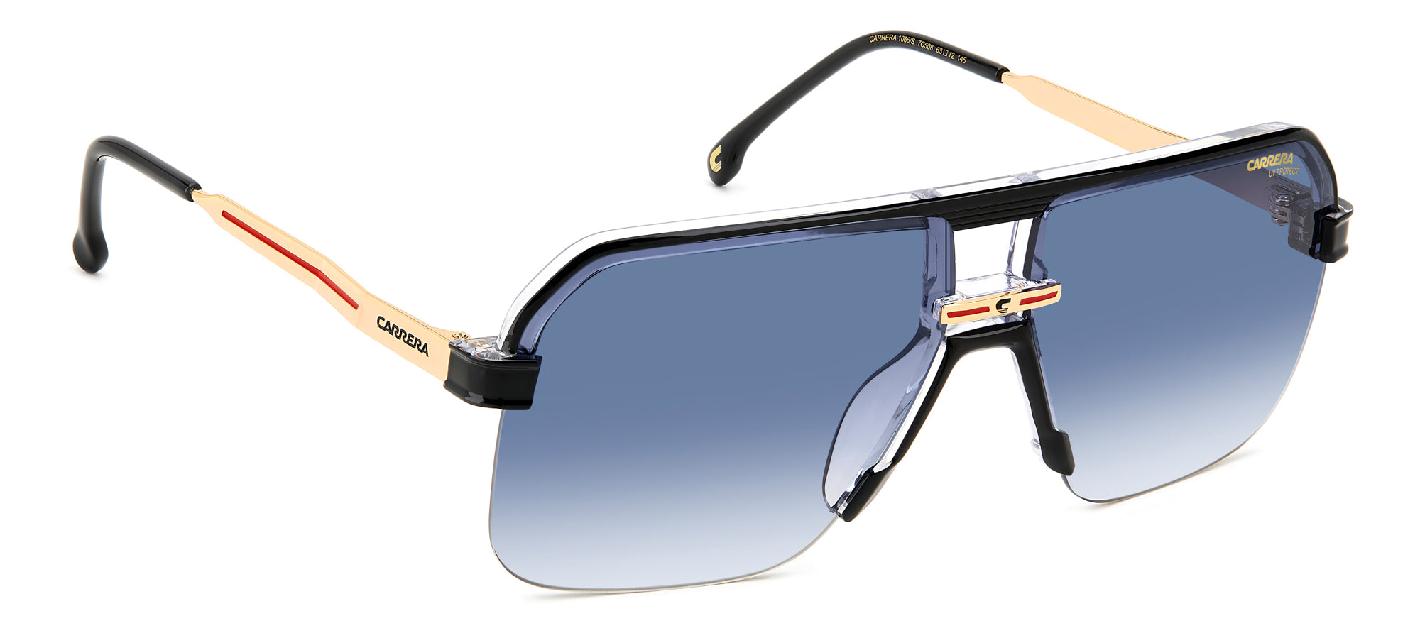 Carrera 1066 S Sunglasses - Polarized UV Protection Sports Sunglasses for Men & Women - Perfect for Running, Cycling, Driving & Outdoor Activities