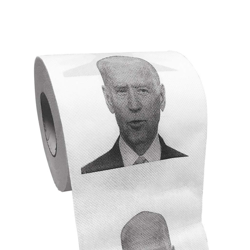 Funny Joe Biden Toilet Paper Prank - Novelty Toilet Roll for Gag Gifts & Political Humor | Perfect for Pranks, Parties & Political Events