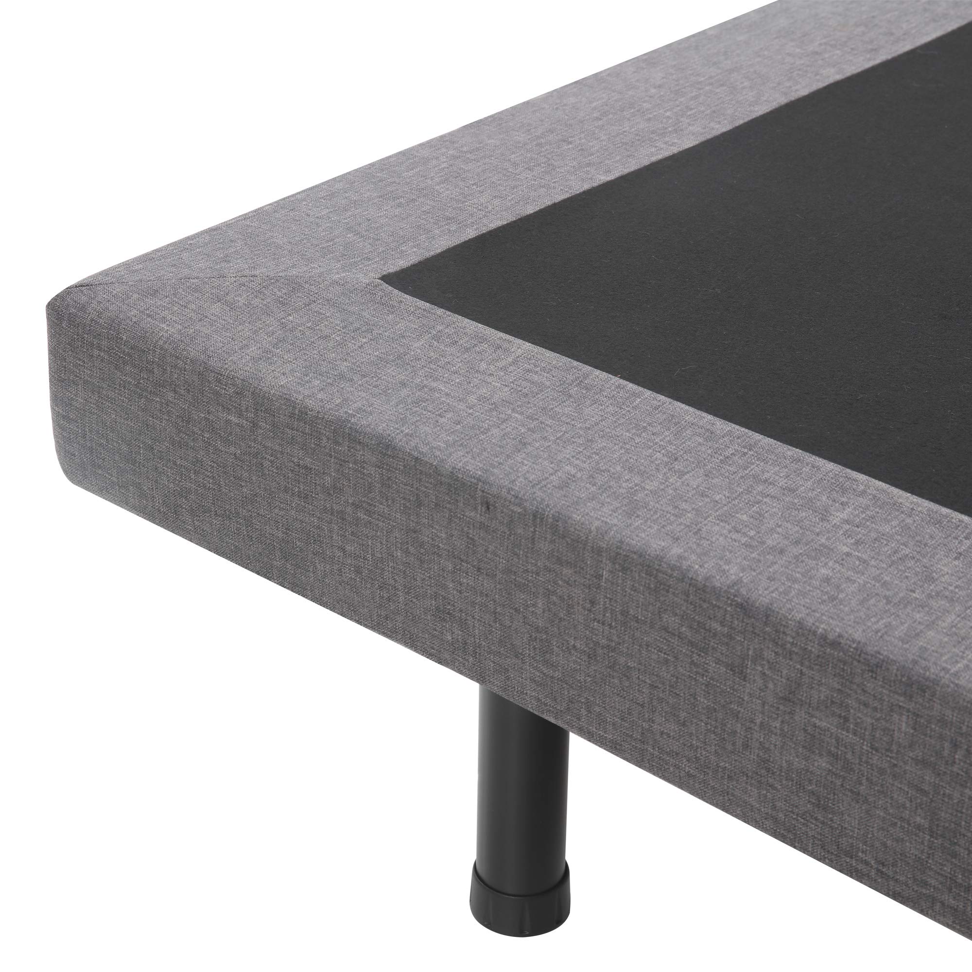 Classic Brands Adjustable Bed Base with Massage & Wireless Remote - Twin XL Size, Black Upholstered Frame | 10-Inch Cool Gel Memory Foam Mattress, CertiPUR-US Certified Bed-in-a-Box | Perfect for Back Pain Relief, Home Theater Setup & Zero Gravity Sleeping