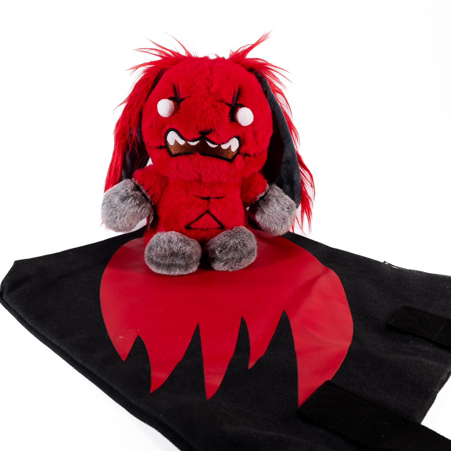 Plushie Dreadfuls Rage Rabbit Stuffed Animal - Soft Emotional Support Toy for Stress Relief & Anger Management | Perfect for Therapy, Gifts & Home Decor