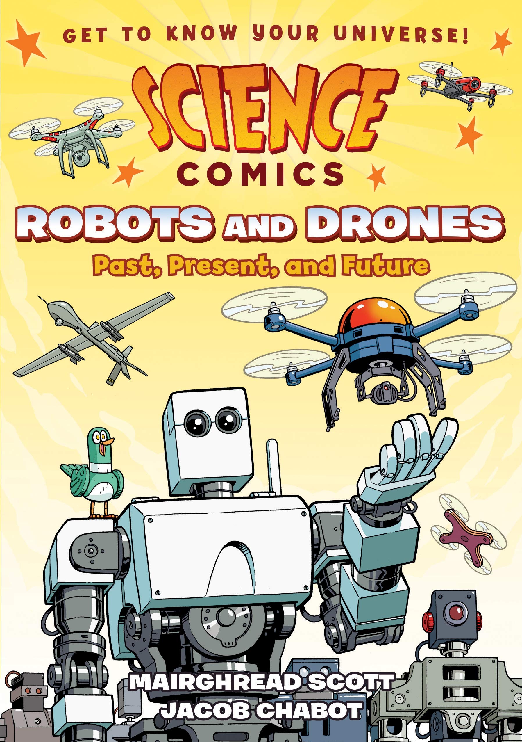 Science Comics: Robots and Drones - History, Technology & Future Innovations | STEM Educational Graphic Novel for Kids & Teens | Perfect for Classroom Learning & Science Enthusiasts