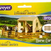 Breyer Horse Corral - Realistic Toy Horse Stable & Playset for Kids - Perfect for Pretend Play, Collecting & Farm-Themed Adventures