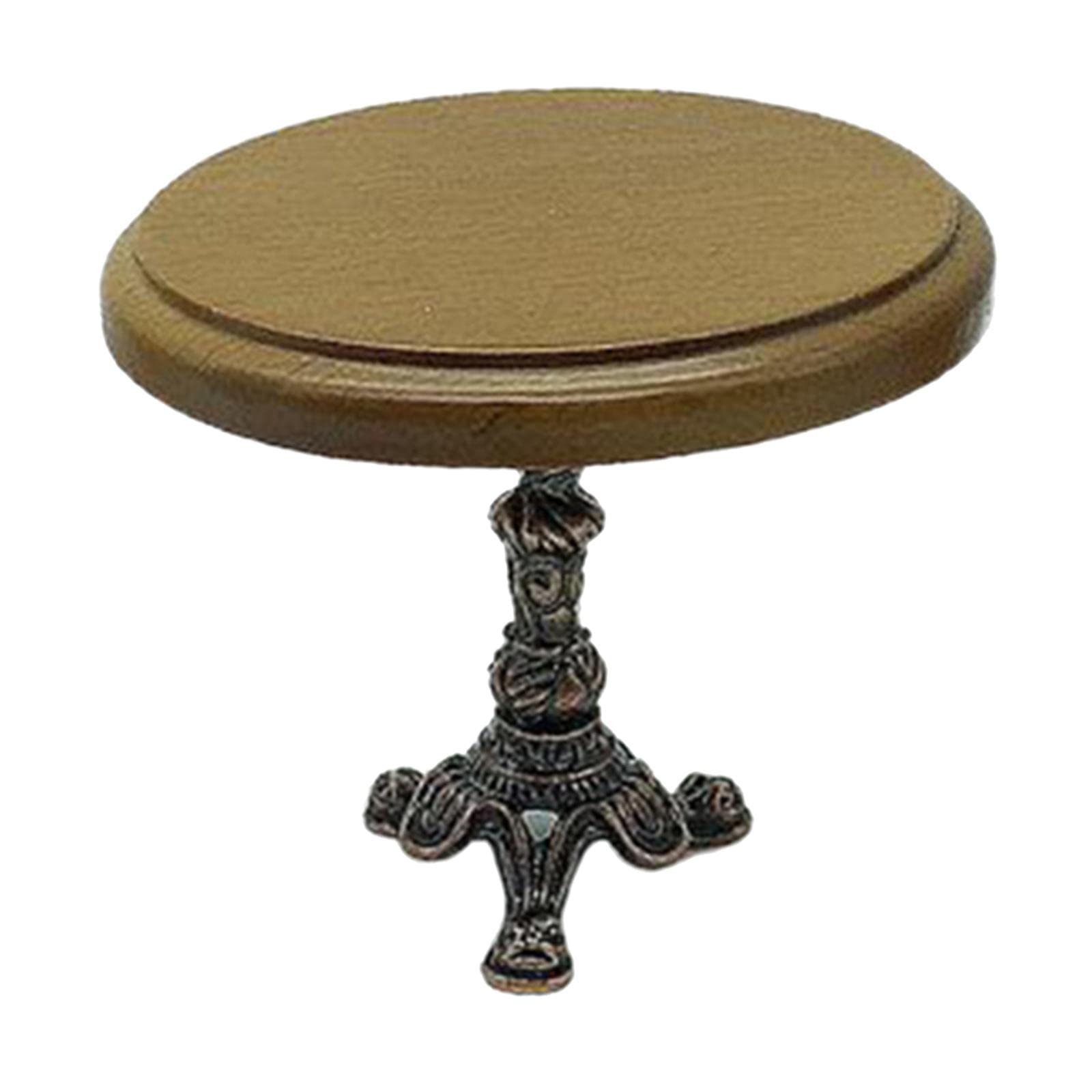 1/12 Scale Miniature Dollhouse Dining Table - Realistic Bedroom & Living Room Decor for Dollhouse Enthusiasts | Perfect for DIY Miniature Scenes, Model Displays, and Collectible Home Decor