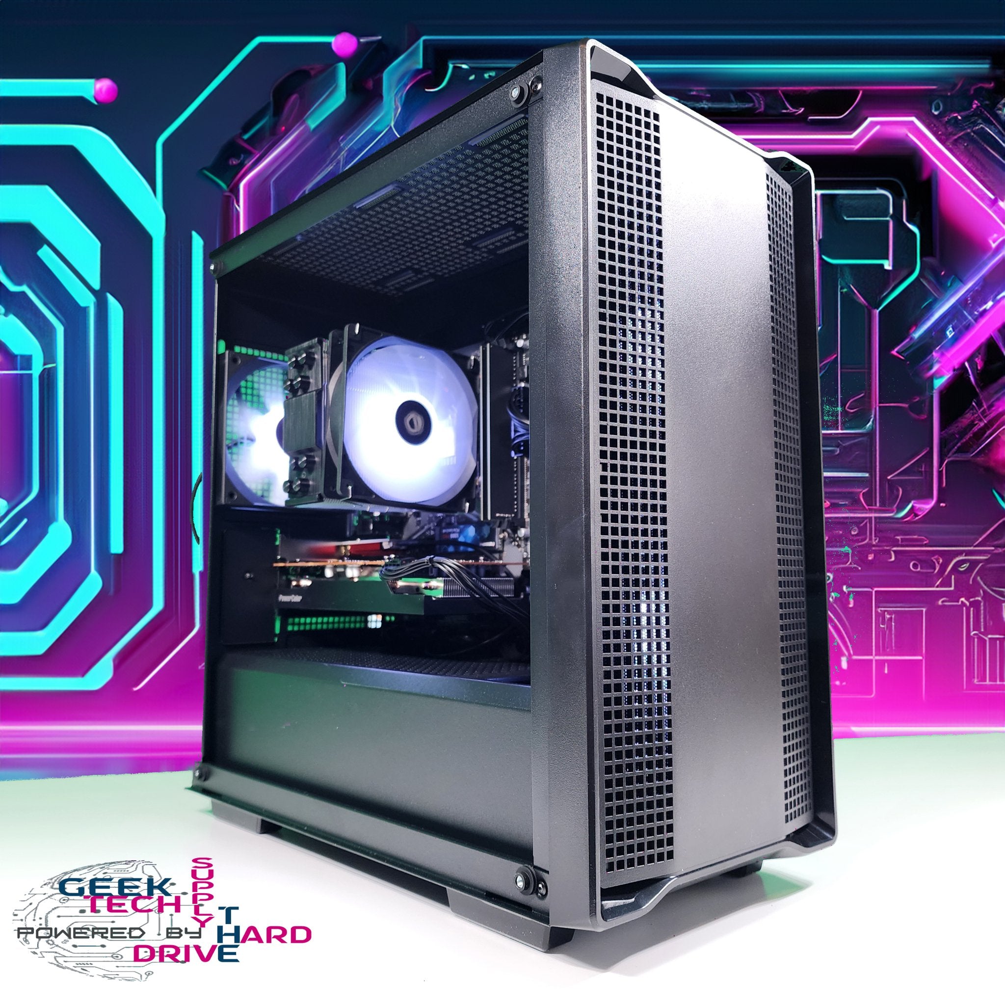 GTech Gaming PC - AMD Ryzen 3, 2TB SSD, GTX 1650 Graphics, 32GB RAM, Black CC360 A520 Desktop - Perfect for Esports, Streaming & 4K Gaming