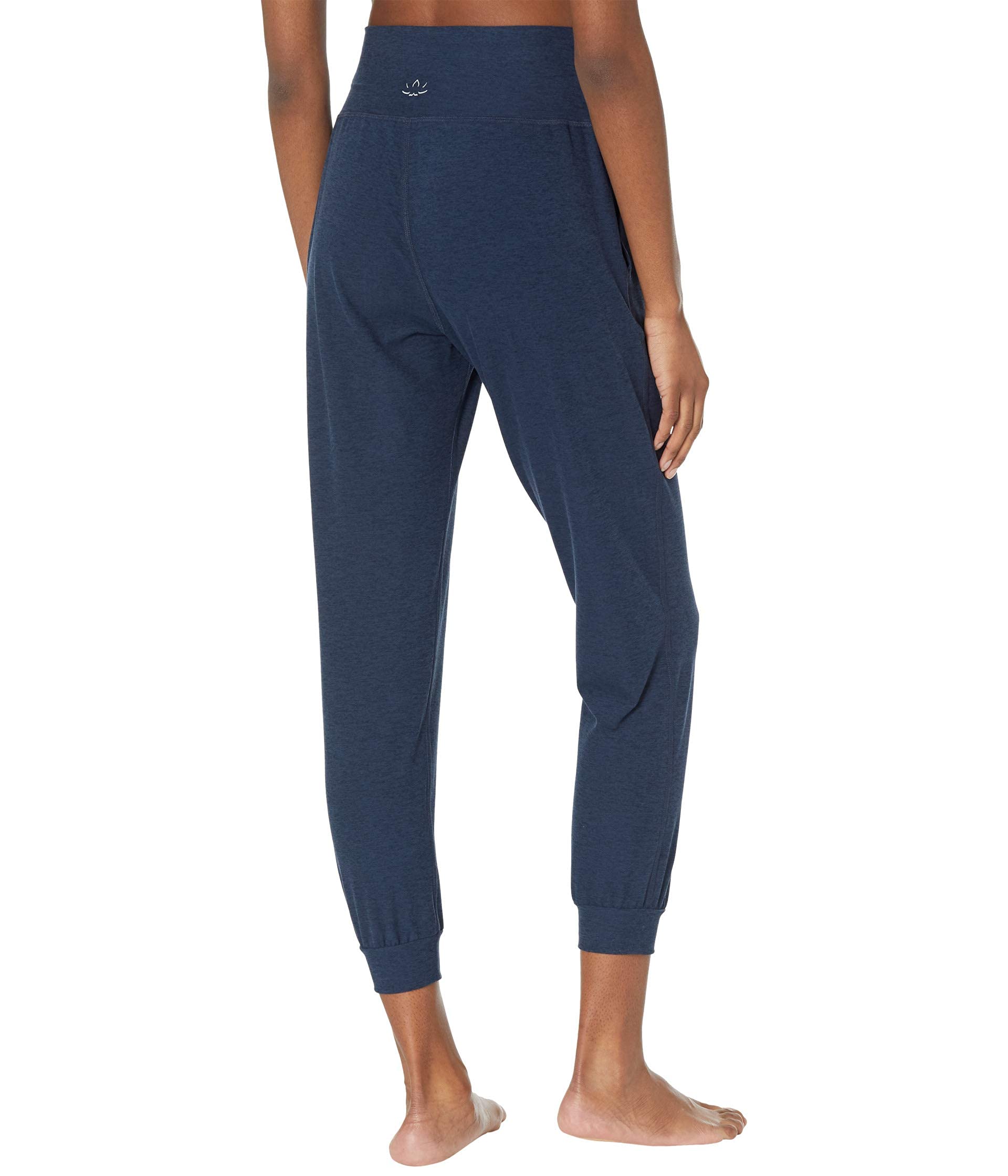 Beyond Yoga Women's Spacedye Midi Joggers - High Waisted Lounge Pants for Yoga, Running & Travel - Soft Stretchy Comfort for Workouts & Relaxation