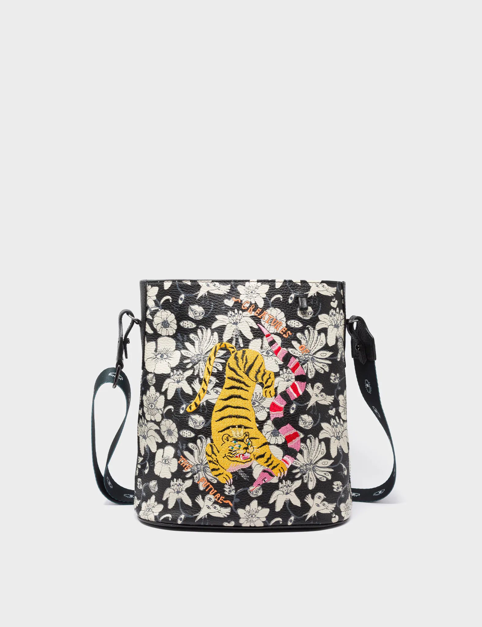 Vincent Genuine Black Leather Shoulder Bag for Women - Stylish Crossbody Purse with Tangle Tales Design - Perfect for Work, Travel & Everyday Use