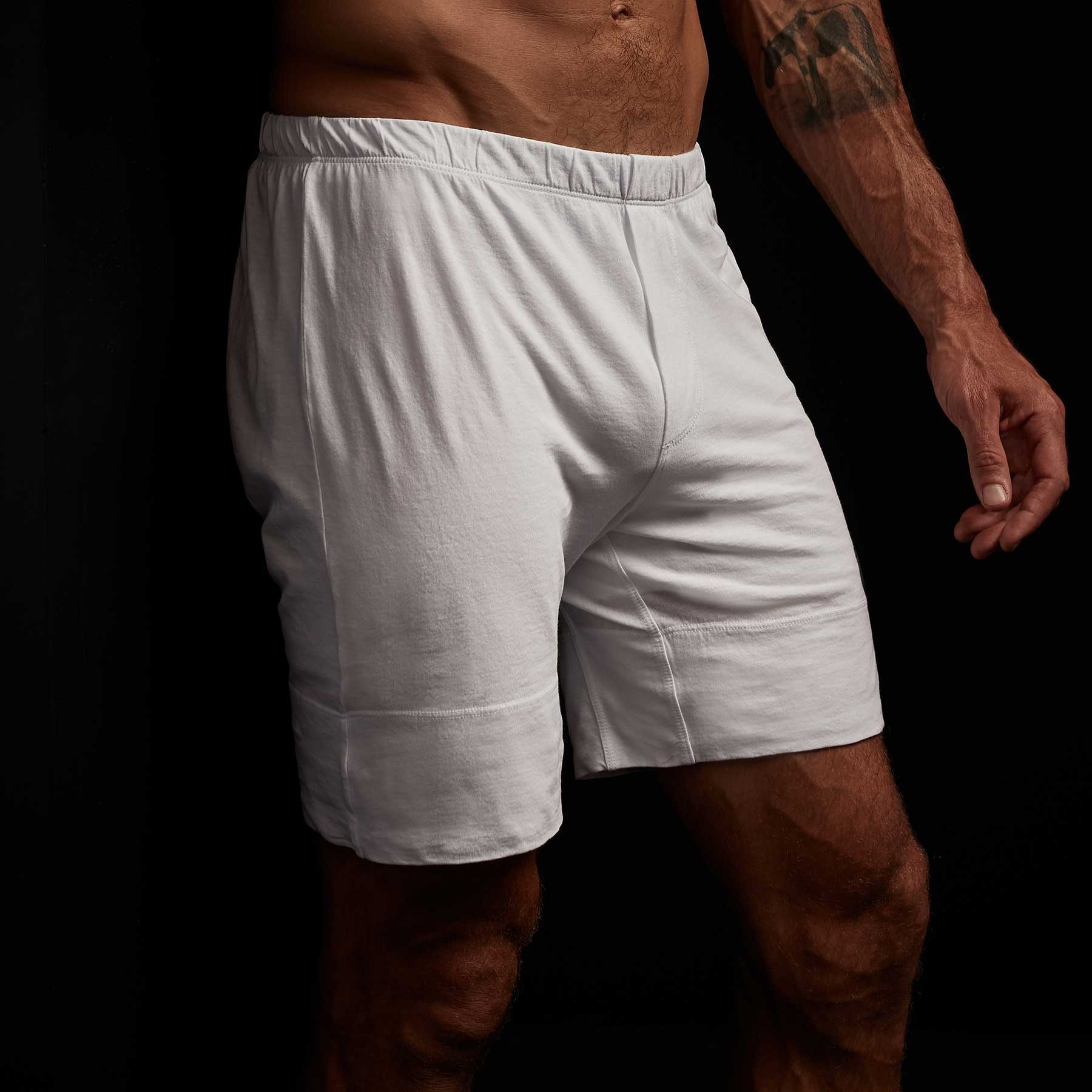 Premium Men's Classic Boxer Shorts 3-Pack - Soft Cotton Underwear for Comfort & Breathability - Ideal for Sleep, Lounge & Everyday Wear - White