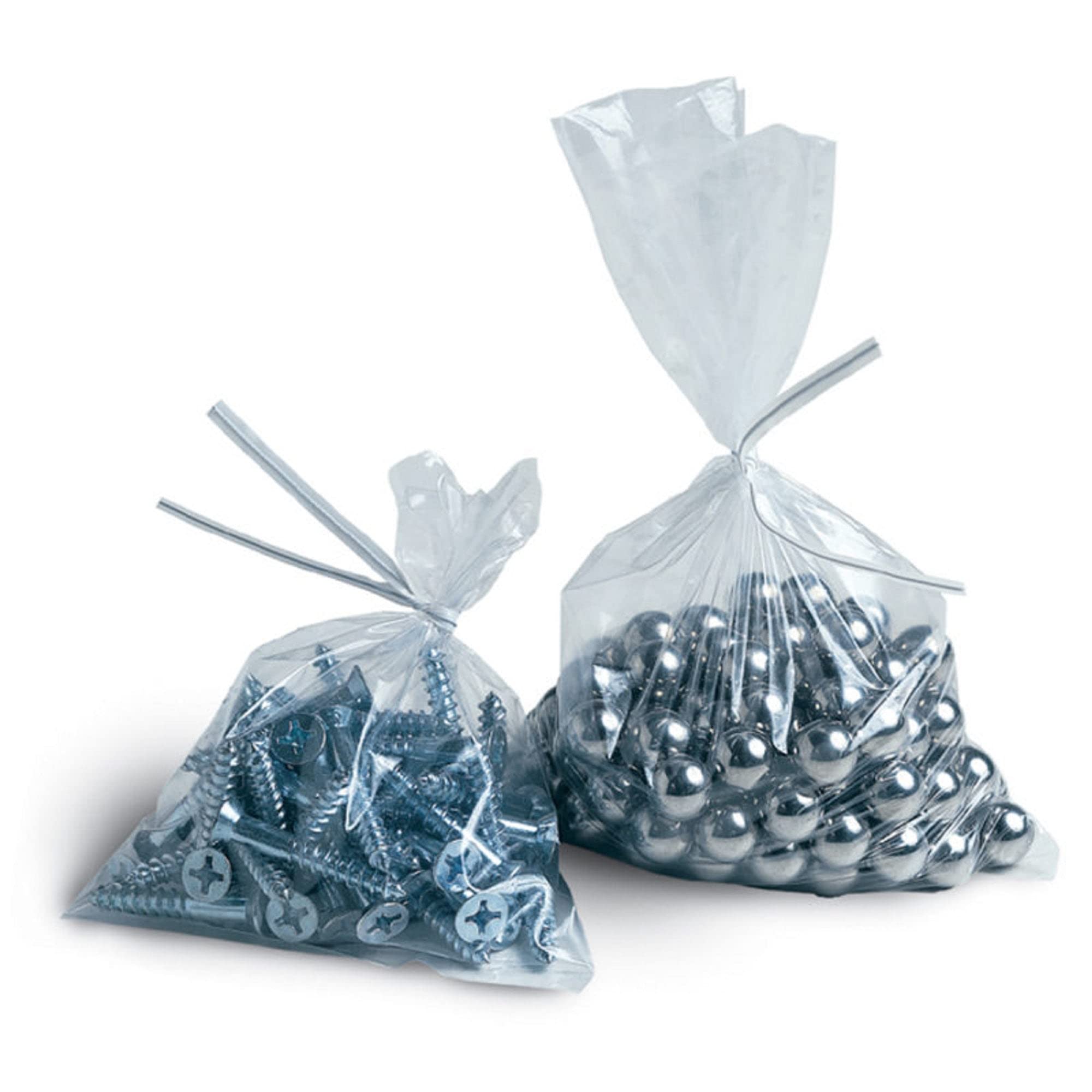Clear Flat Poly Bags 20x30 Inches - 6Mil Thick (50 Pack) | Durable LDPE Plastic Packaging for Shipping, Storage & Retail | Resealable Open Top Design | Perfect for Crafts, Apparel, Food & Small Business Packaging