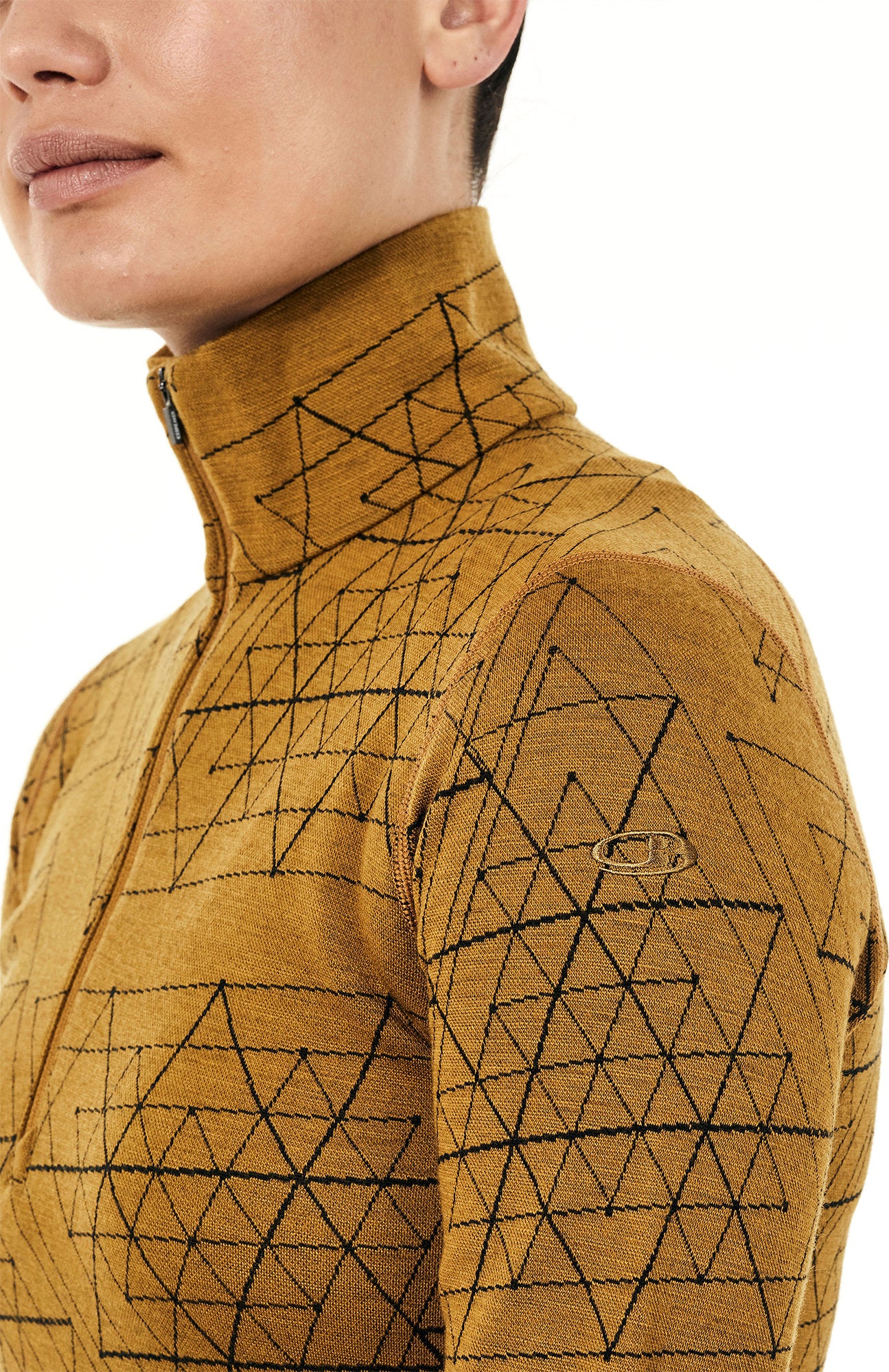 250 Vertex Ice Structure Women's Long Sleeve Half Zip Base Layer Pullover - Thermal Underwear for Cold Weather, Hiking & Outdoor Activities
