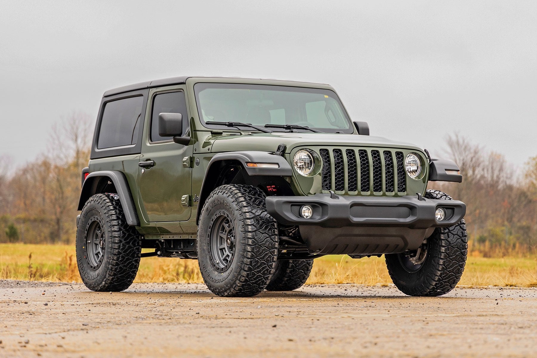 3.5 Inch Lift Kit with C/A Drop & Front D/S for Jeep Wrangler JL 4WD (2024-2025) - Model 94130 | Off-Road Suspension Upgrade for Enhanced Performance