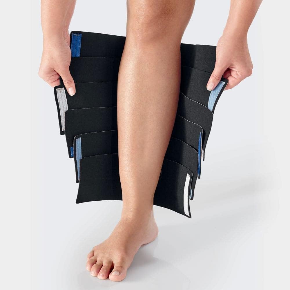 ReadyWrap Compression Calf Wrap - Small Size for Shin Splints, Muscle Recovery & Pain Relief - Ideal for Running, Sports & Post-Workout Recovery