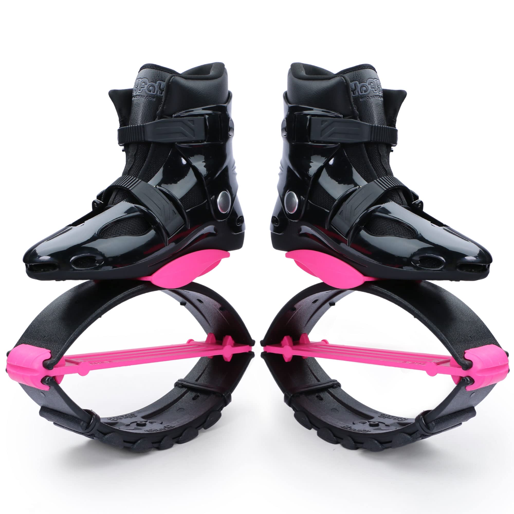 Joyfay Professional Jumping Shoes for Athletes & Heavy Users - High Performance Bounce Shoes with 4 Tension Springs for Men & Women - Ideal for Trampoline Workouts, Parkour Training & Fitness Exercises