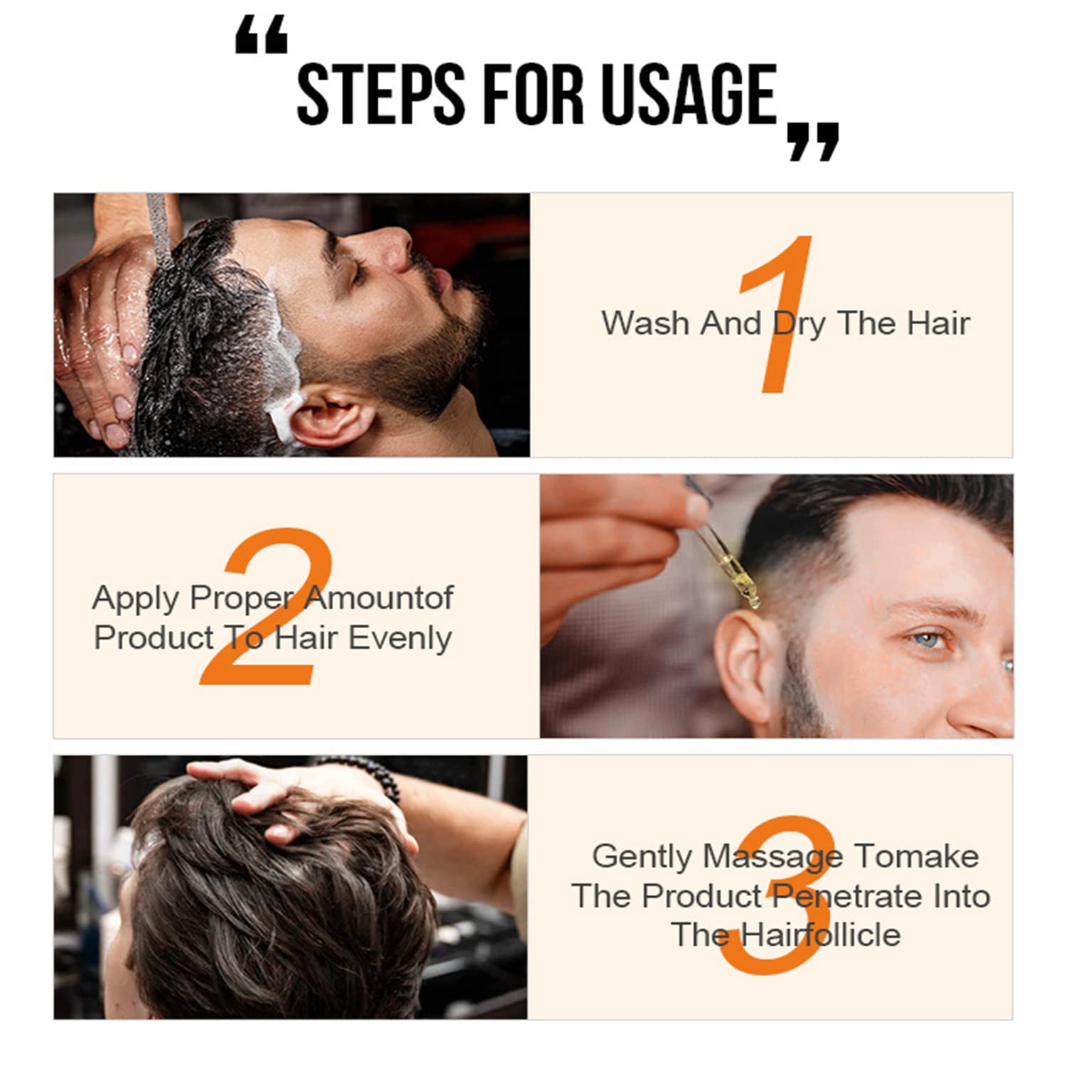 Natural Ginger Hair Growth Serum for Thinning Hair - Essential Oil Treatment for Men & Women | Promotes Hair Density & Scalp Health | Perfect for Daily Hair Care Routine & Styling Prep