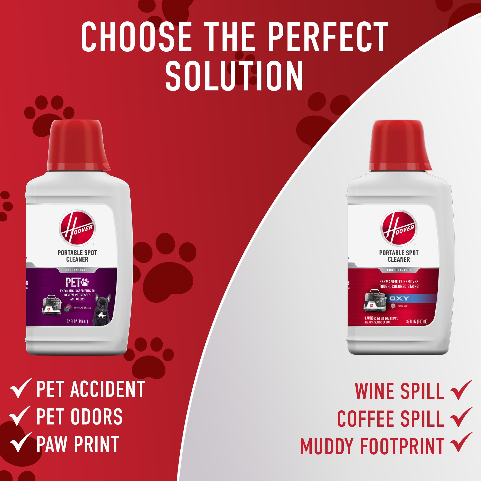 Hoover Spotless Portable Carpet & Upholstery Cleaner | Lightweight Car Shampooer | Pet Stain Remover for Home & Auto | Works with Hoover Cleaning Solutions | Perfect for Cars, Sofas & Pet Accidents