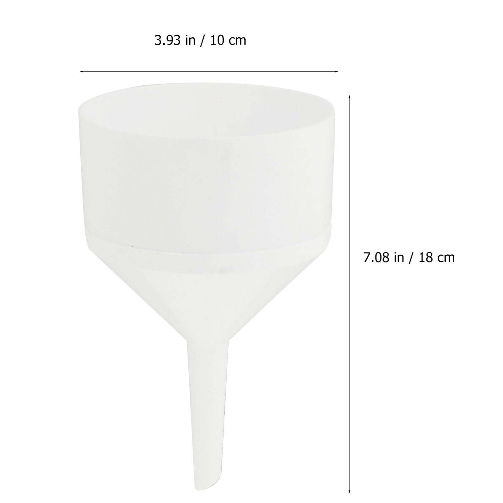 Premium Plastic Buchner Funnel with Filter - Lab Grade Vacuum Filtration for Chemistry Experiments, Home Brewing & Essential Oil Extraction