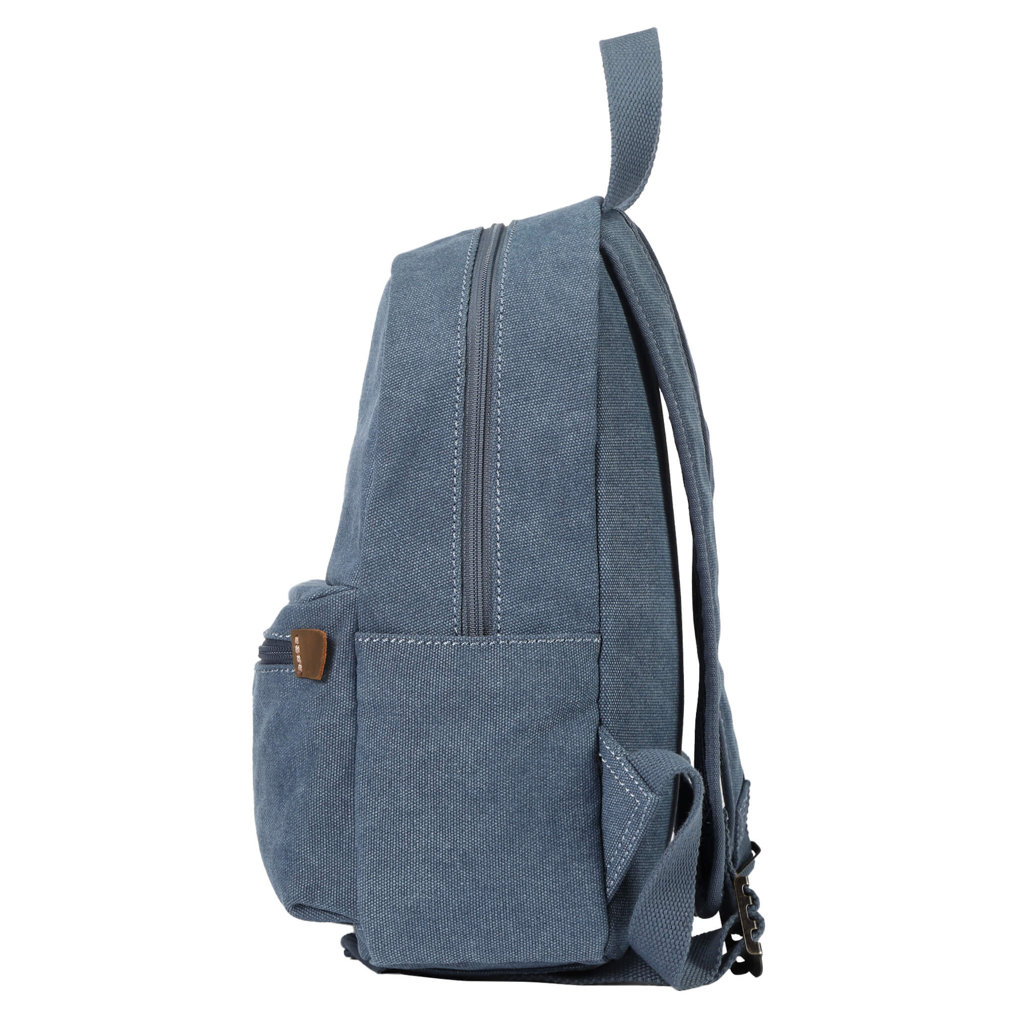 TRP0552 Troop London Classic Canvas Backpack - Small Durable School & Travel Daypack for Men & Women - Perfect for College, Commuting & Outdoor Adventures