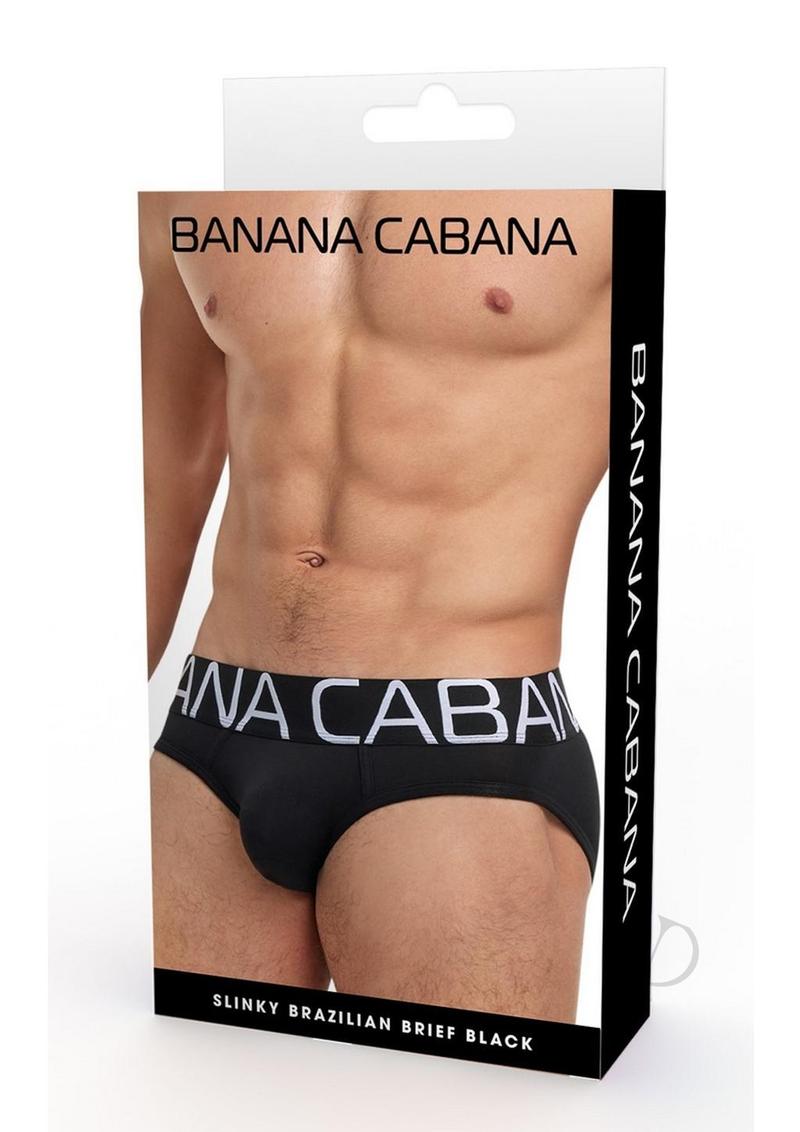 Banana Cabana Bikini Set - Sexy Two Piece Swimwear for Women, S/M Size, Black - Perfect for Beach Vacation & Pool Party