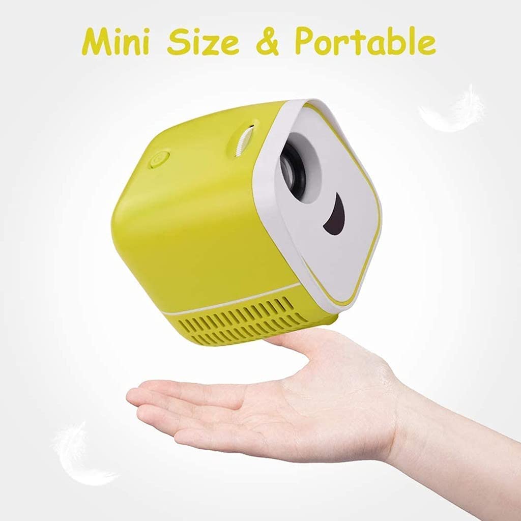 Portable LED Projector for Movies, TV & Gaming - HD Home Theater Projector with Built-in Speaker | Perfect for Indoor/Outdoor Movie Nights, Presentations & Gaming