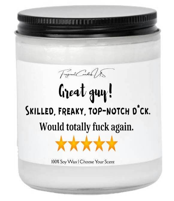 Romantic Valentine's Day Gifts for Him - Sexy Scented Candles with Adult Humor, Perfect for Anniversary, Birthday & Date Night - Naughty Candle Gift Set for Couples