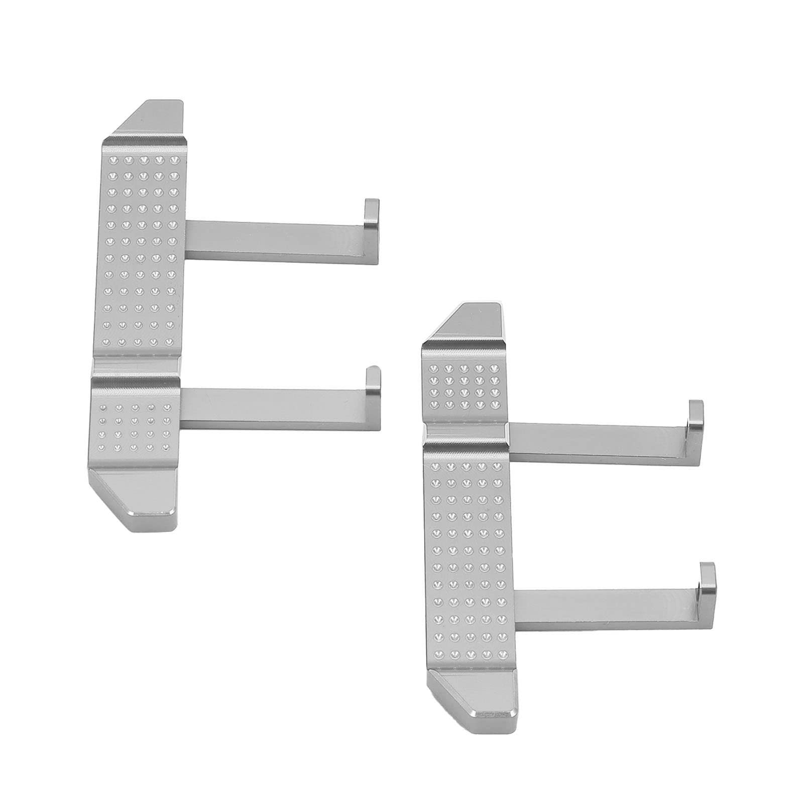 Shanrya RC Car Side Pedal - Lightweight & Durable Aluminum Alloy Pedals for D91, MN, D90 RC Cars - Easy Installation (R790S Silver) - Perfect for Off-Roading, Crawling & RC Car Upgrades