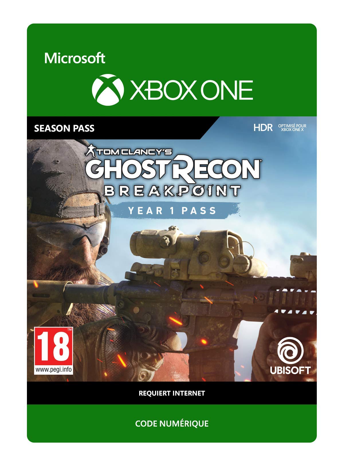 Tom Clancy's Ghost Recon Breakpoint: Year 1 Pass - Xbox One Digital Download Code | Ultimate Edition with Exclusive Content - Perfect for Tactical Shooter Fans & Open-World Gaming Enthusiasts