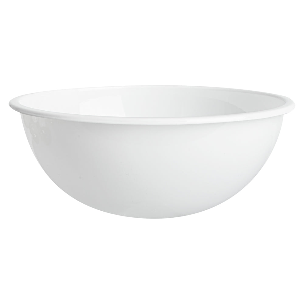 18 oz Round White Plastic Salad Bowls - 6 x 6 x 2.5 Inches - Pack of 200 - Disposable Party Bowls for Salads, Snacks, Desserts & Catering Events