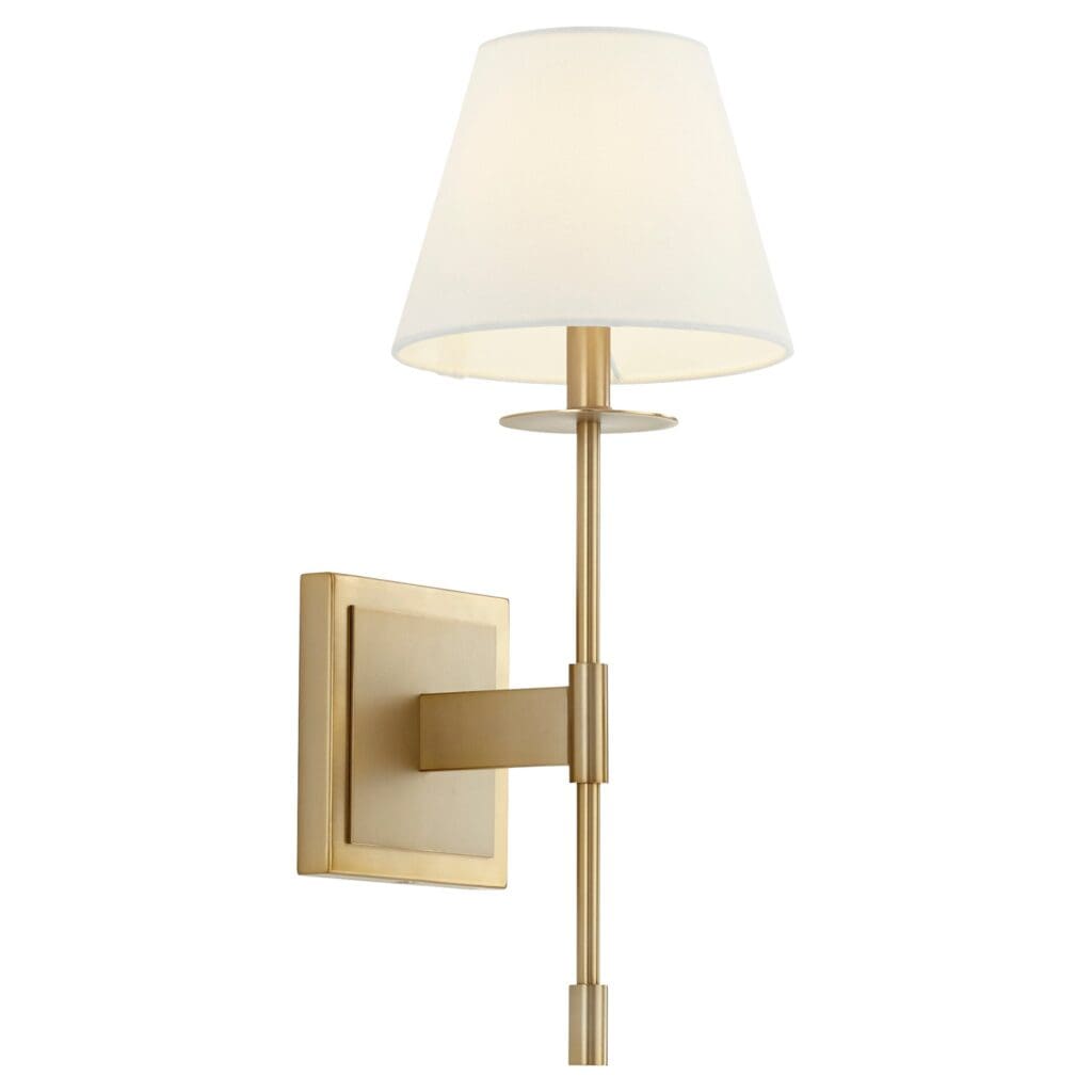 Cyan Design 11264 Kubel Wall Mount in Aged Brass - Vintage Style Brass Wall Sconce for Living Room, Bedroom & Hallway Lighting