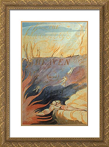 Gold Ornate Wood Frame with Double Matting