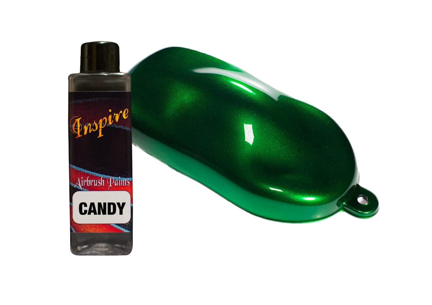 Candy Emerald - 4oz Solvent-Based Airbrush Paint for Automotive, Hobby & Art Projects | High-Quality Airbrush Paint for Custom Designs & DIY Crafts