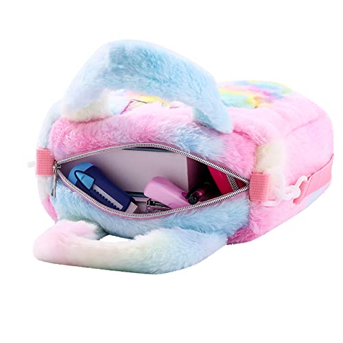 ADISA Unicorn Toddler Bag for Girls - Cute Princess Crossbody Purse with Adjustable Strap, Perfect Gift for Birthday & School | Ideal for Daycare, Travel & Playdates