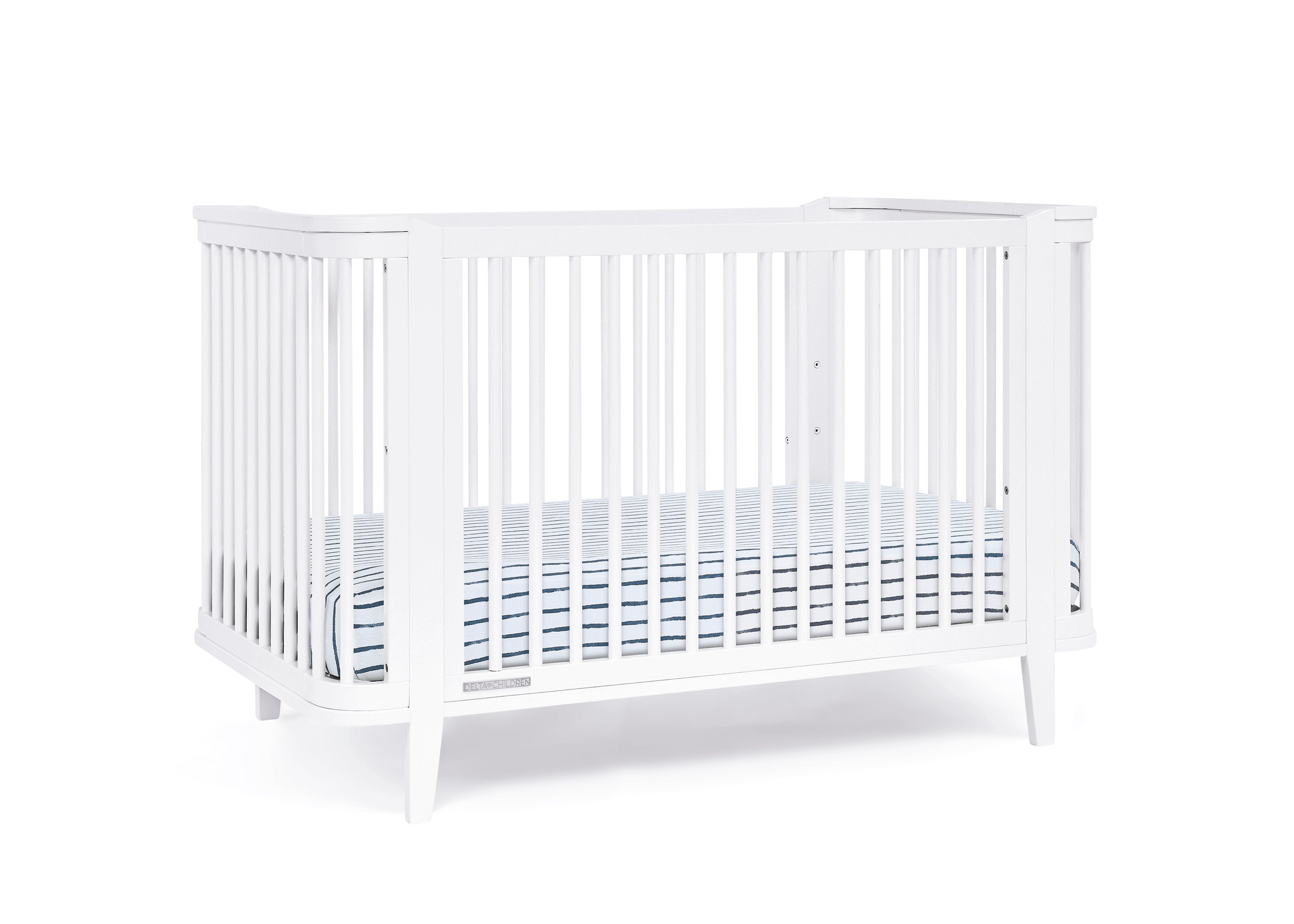Noah 4-in-1 Convertible Baby Crib - Toddler Bed, Daybed & Full-Size Bed Conversion - Safe Nursery Furniture for Newborns to Teens - Perfect for Bedrooms, Daycare & Guest Rooms