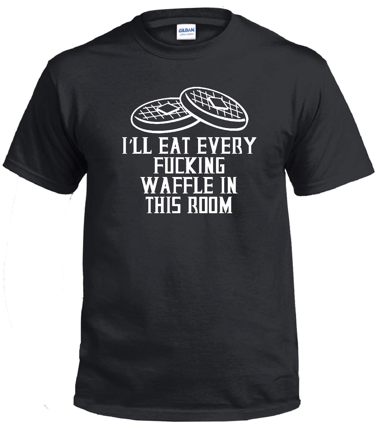 STUFF WITH ATTITUDE Every Waffle Black T-Shirt | Trendy Graphic Tee for Men & Women | Casual Streetwear Outfit for Everyday Wear