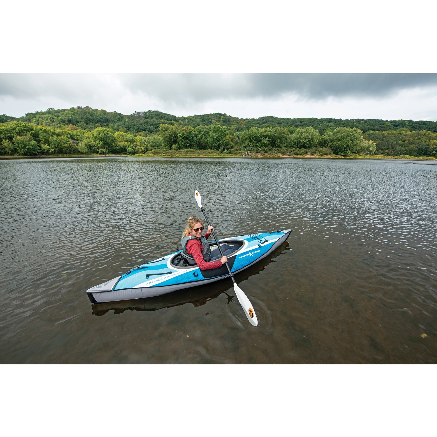 AdvancedFrame Sport SE Inflatable Kayak - Lightweight & Portable for Outdoor Adventures | Perfect for Lakes, Rivers & Camping Trips