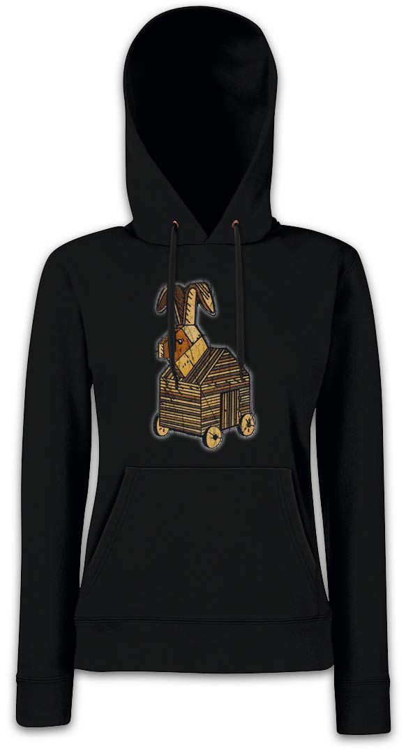 Trojan Rabbit Women's Hoodie - Soft Fleece Pullover Sweatshirt with Hood for Casual Wear, Gym & Outdoor Activities