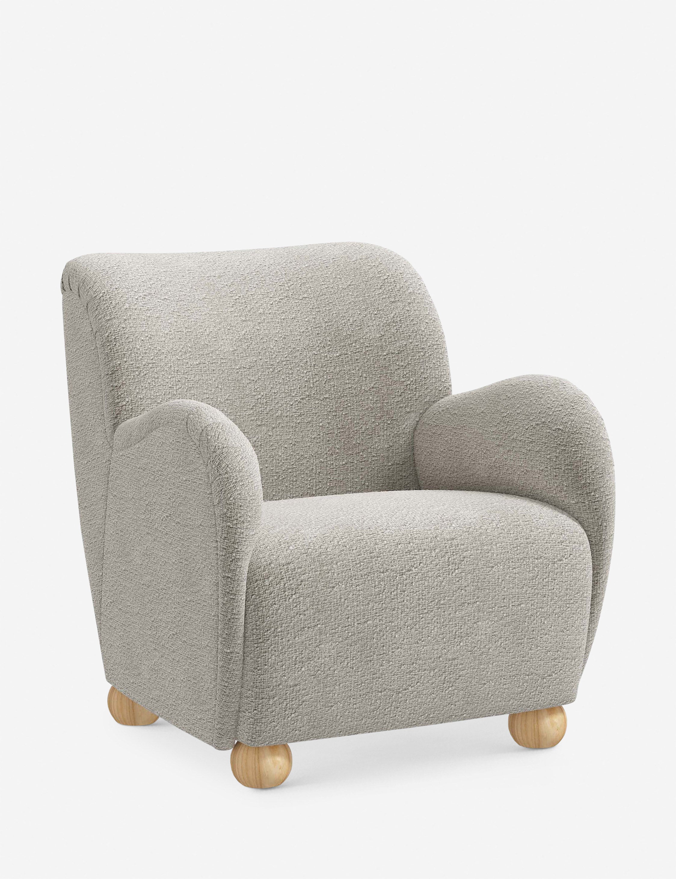 Baird Accent Chair - Modern Upholstered Lounge Chair for Living Room, Bedroom & Office - Stylish Comfortable Reading Chair with Wooden Legs - Perfect for Relaxing, Reading & Decorating Your Home