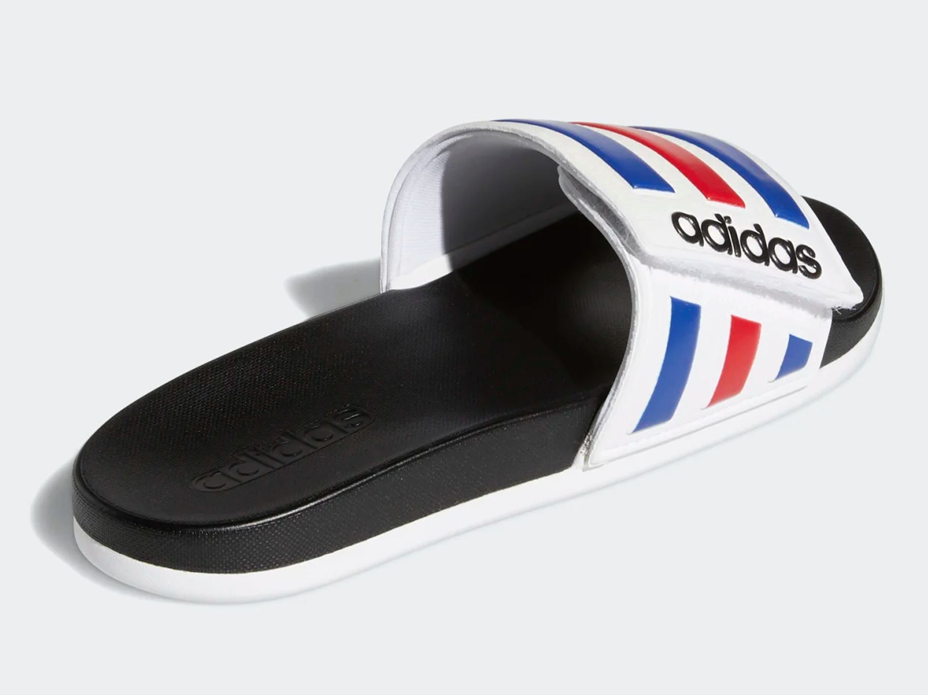 Adidas Men's Adilette Comfort Adjustable Slide Sandals - Lightweight Athletic Slides for Pool, Beach, Gym & Casual Wear