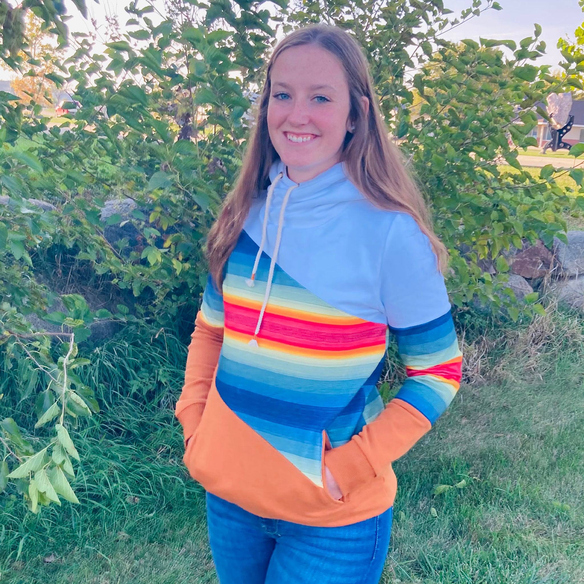 Women's All Eyes On Hue Hoodie - Trendy & Comfortable Pullover for Casual Wear, Gym, or Outdoor Activities | Ampersand