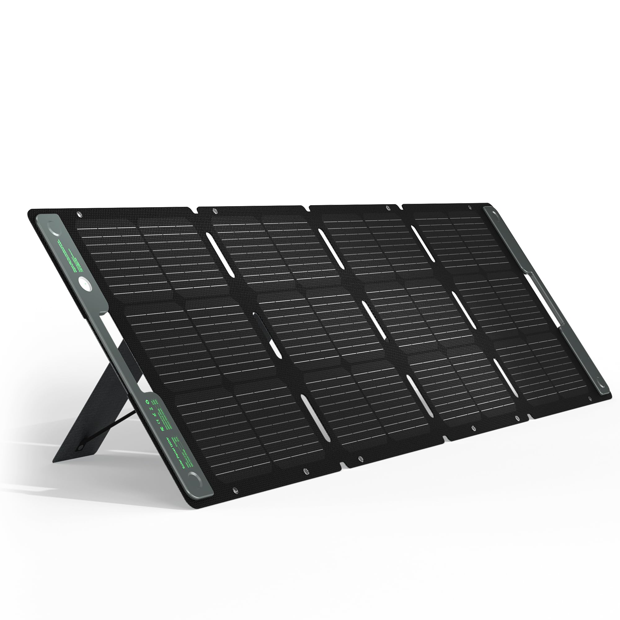 120W Portable Solar Panel for 300-1500W Power Stations | Foldable Solar Charger with High Efficiency A+ Monocrystalline Cells | IP67 Waterproof for Camping, RV, Off-Grid & EV Charging | Perfect for Outdoor Adventures & Emergency Power Backup