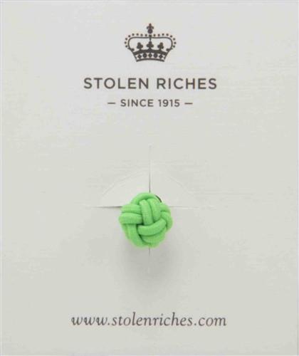 Royal Crown Lapel Pin - Avalon Green & Portsalon Red - Elegant Lapel Accessory for Suits, Weddings & Formal Events