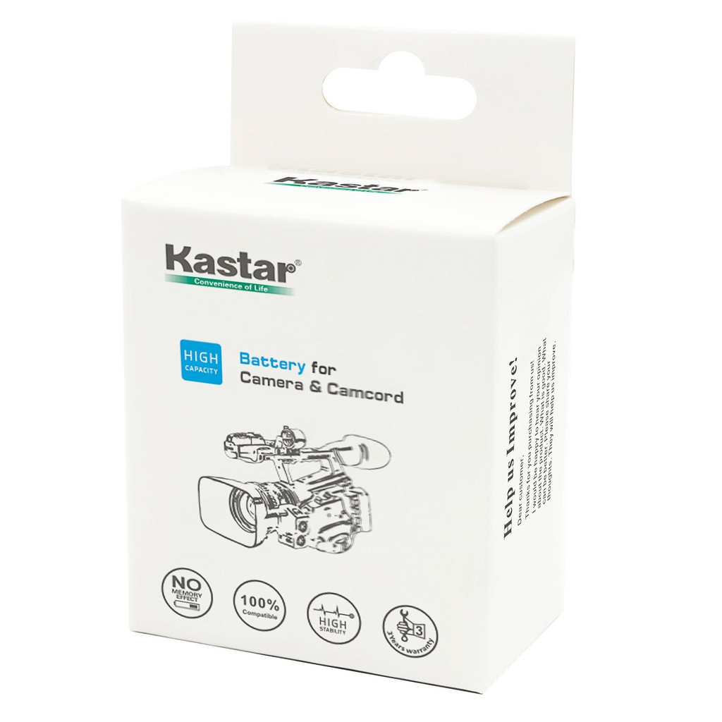 Kastar Ultra Fast Charger Kit with 2-Pack Replacement Battery - 3X Faster Charging for JVC SSL-JVC50, GY-HMQ10, GY-LS300, GY-HM200, GY-HM600, GY-HM600E, GY-HM600EC, GY-HM650 Camcorders - Perfect for Professional Videography & Travel Filming