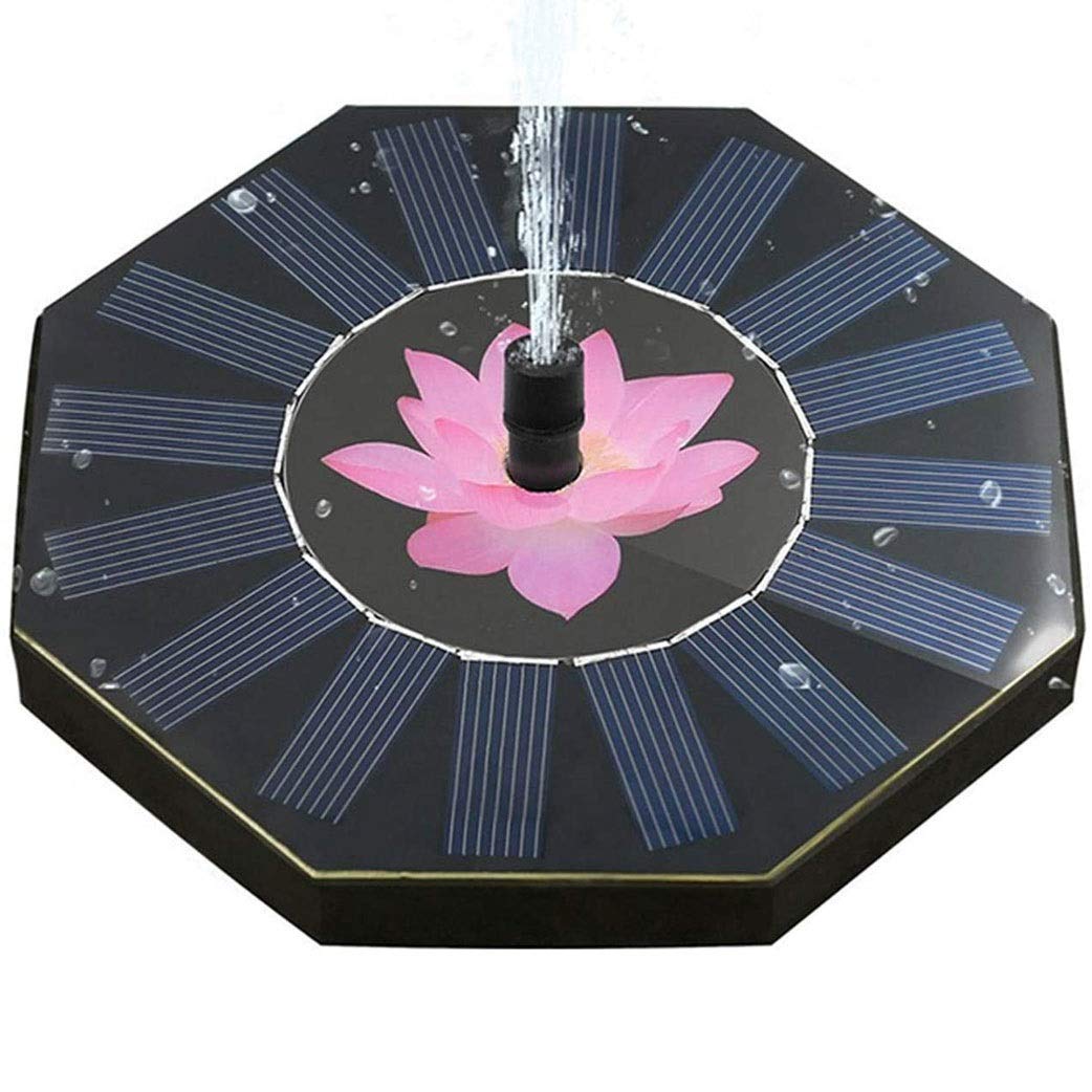 Solar Powered Bird Bath Fountain Pump - Outdoor Submersible Water Pump with Solar Panel Kit for Garden, Pond, Aquarium & Bird Bath | Perfect for Outdoor Decor & Water Features