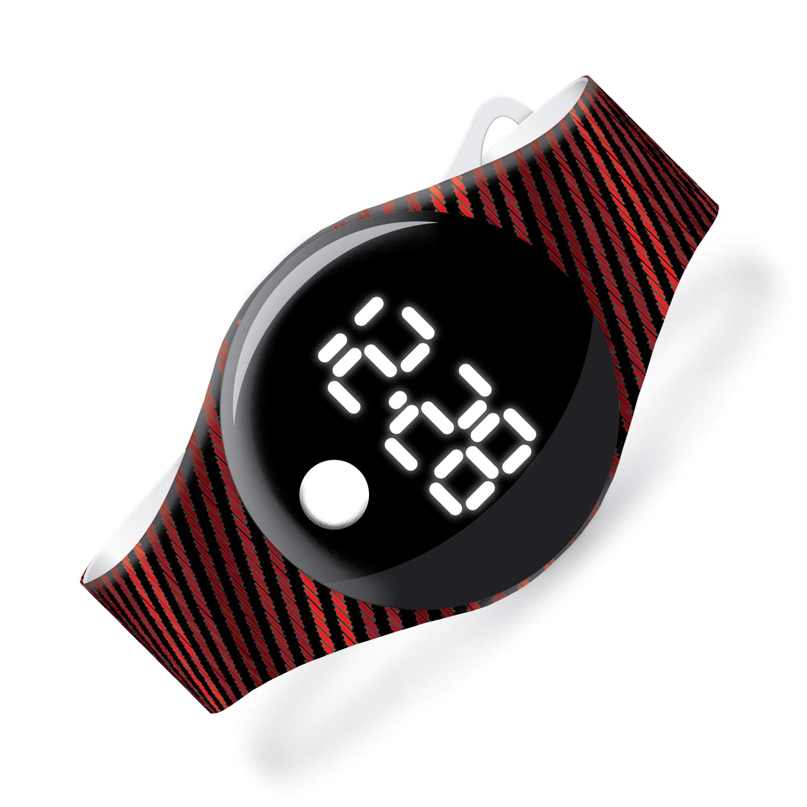 Watchitude BLIP Lightweight Digital Watch for Kids & Adults - Simple Design with Time, Date & Fun Patterns - Durable & Bright for Boys, Girls, Army, Rainbow & Space Themes - Perfect for School, Sports, Outdoor Adventures & Everyday Wear