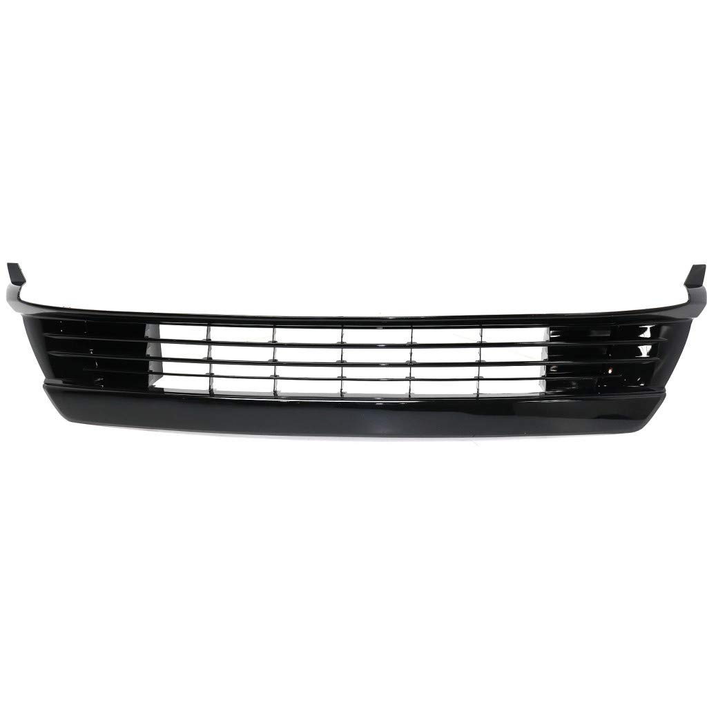 Black CAPA Front Bumper Grille for Toyota Prius 2012-2015 - Lower Plastic Replacement for Off-Road & City Driving