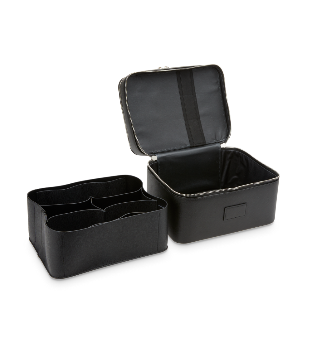 Duo Vanity Case - Travel Makeup Organizer with Mirror, Perfect for Women's Cosmetic Storage & On-the-Go Beauty Essentials | Ideal for Home, Office & Vacation Use