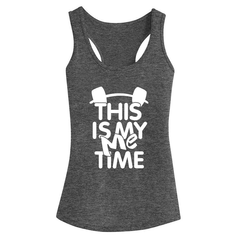 FANNOO Women's Workout Tank Tops - Funny Gym Motivational Graphic Racerback Sleeveless Shirts for Fitness & Weightlifting - Perfect for Yoga, Running and Gym Training